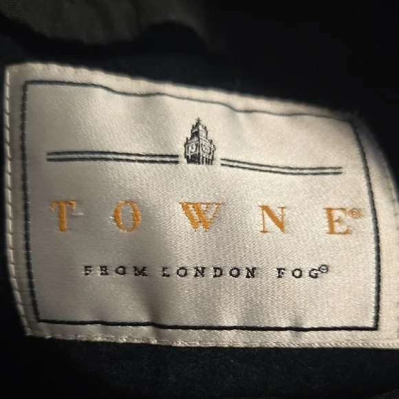 London Fog Charcoal Trench Coat - Picture 2 of 4